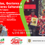 Atención| Abierta convocatoria para creadores y gestores culturales, en virtud del Decreto 2012 de 2017.